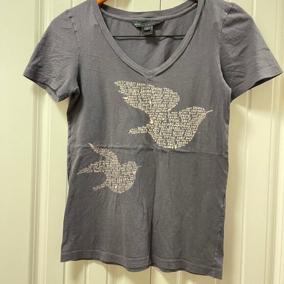 Marc by Marc Jacobs Spring 2007 Bird Graphic Tee Grey – S - Picture 2 of 8